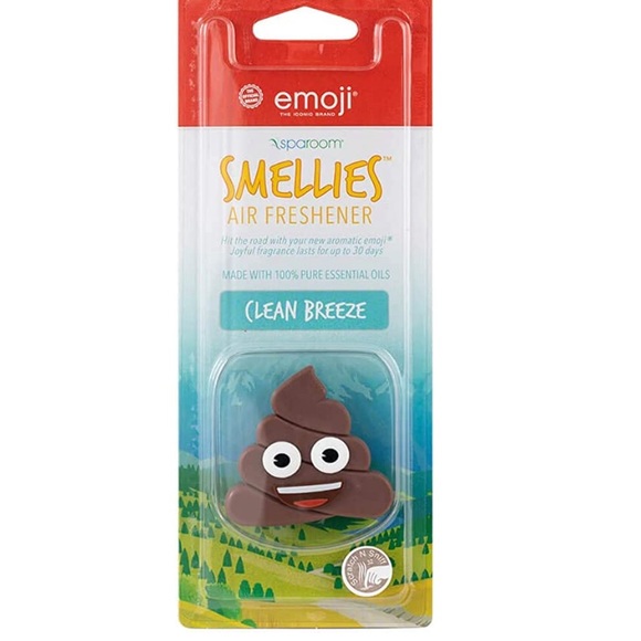 Accessories 525 Emoji Car Air Freshener Vent Clips Clean Breeze